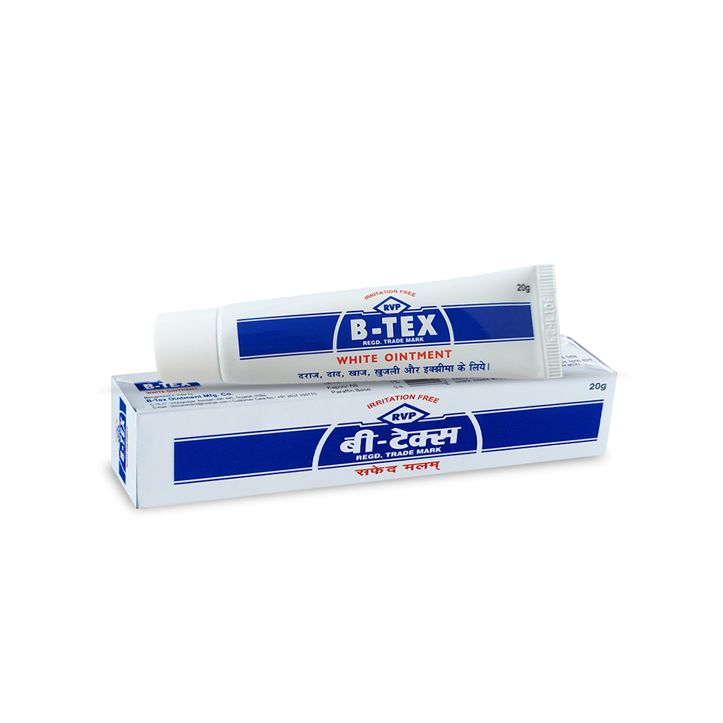 B Tex White Ointment Tube 20 gm