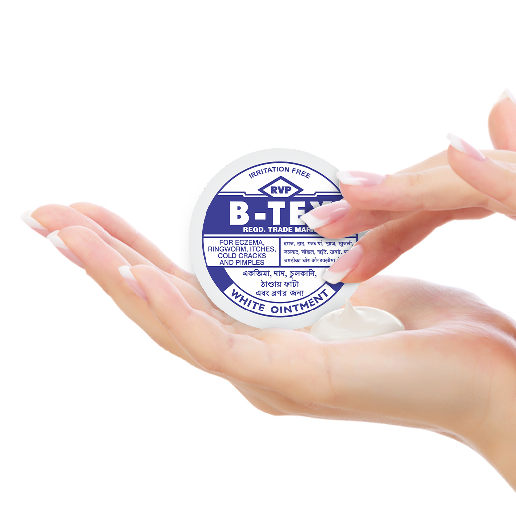 B Tex White Ointment Tin 14 gm