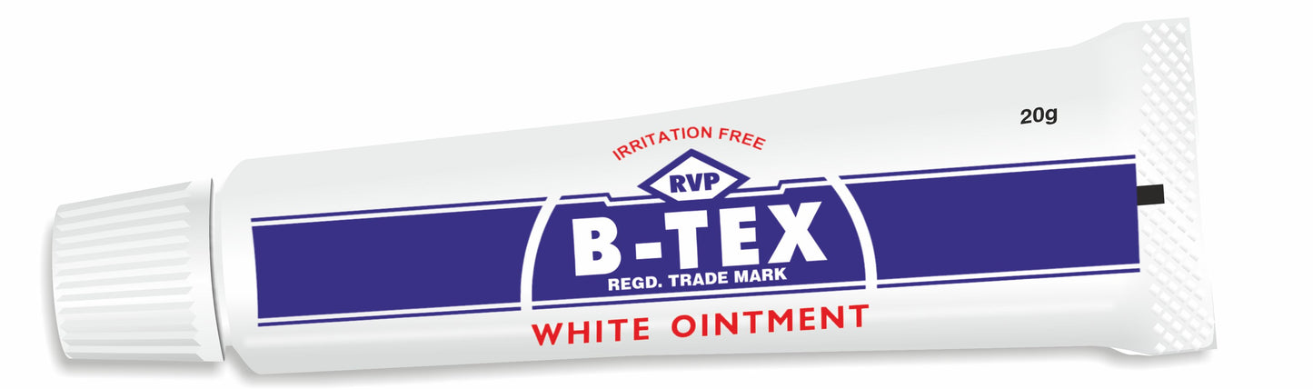 B Tex White Ointment Tube 20 gm