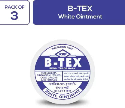 B Tex White Ointment Tin 14 gm
