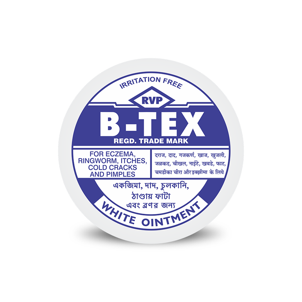 B Tex White Ointment Tin 14 gm